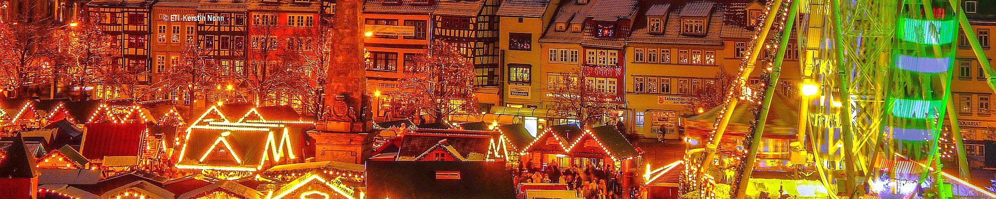 Tagesfahrten im Dezember - Weihnachtsmarkt in Erfurt © Kerstin Nonn