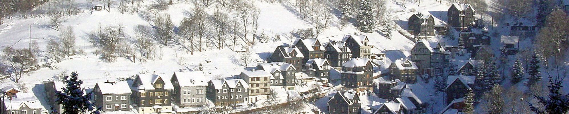 Lauscha im Winter © Kulturbetrieb der Stadt Lauscha