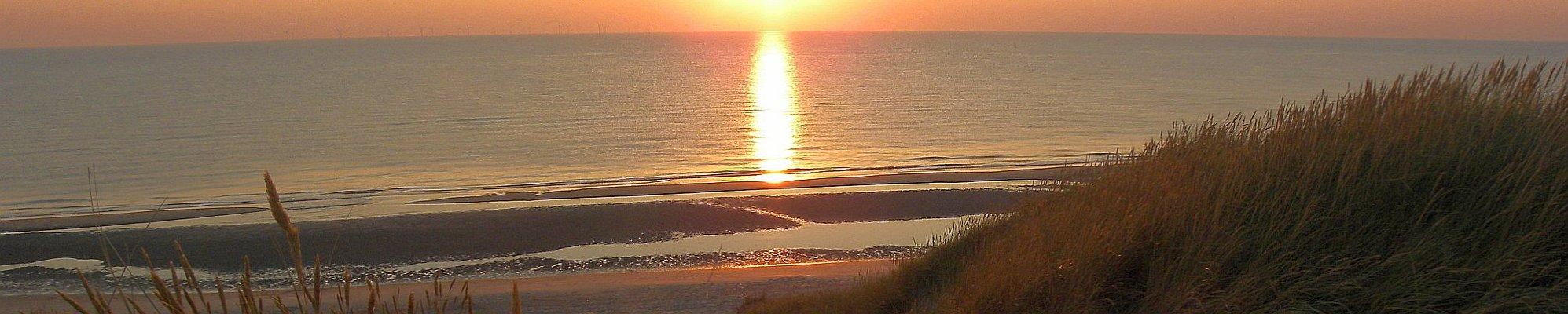 Sonnenuntergang an der Nordsee © Kitty auf Pixabay